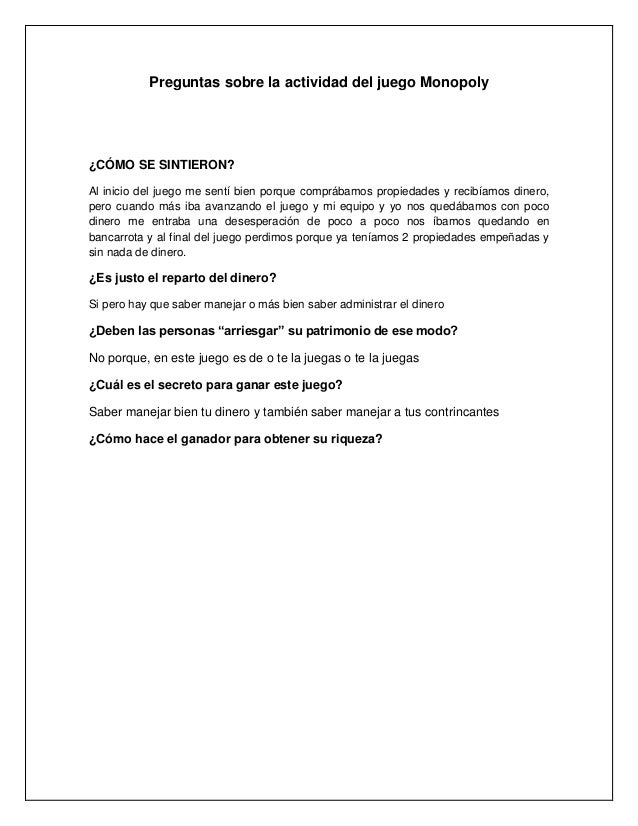 monopoly como saber administrar mi dinero