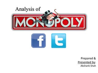 Analysis of
Prepared &
Presented by:
Akshank Shah
 