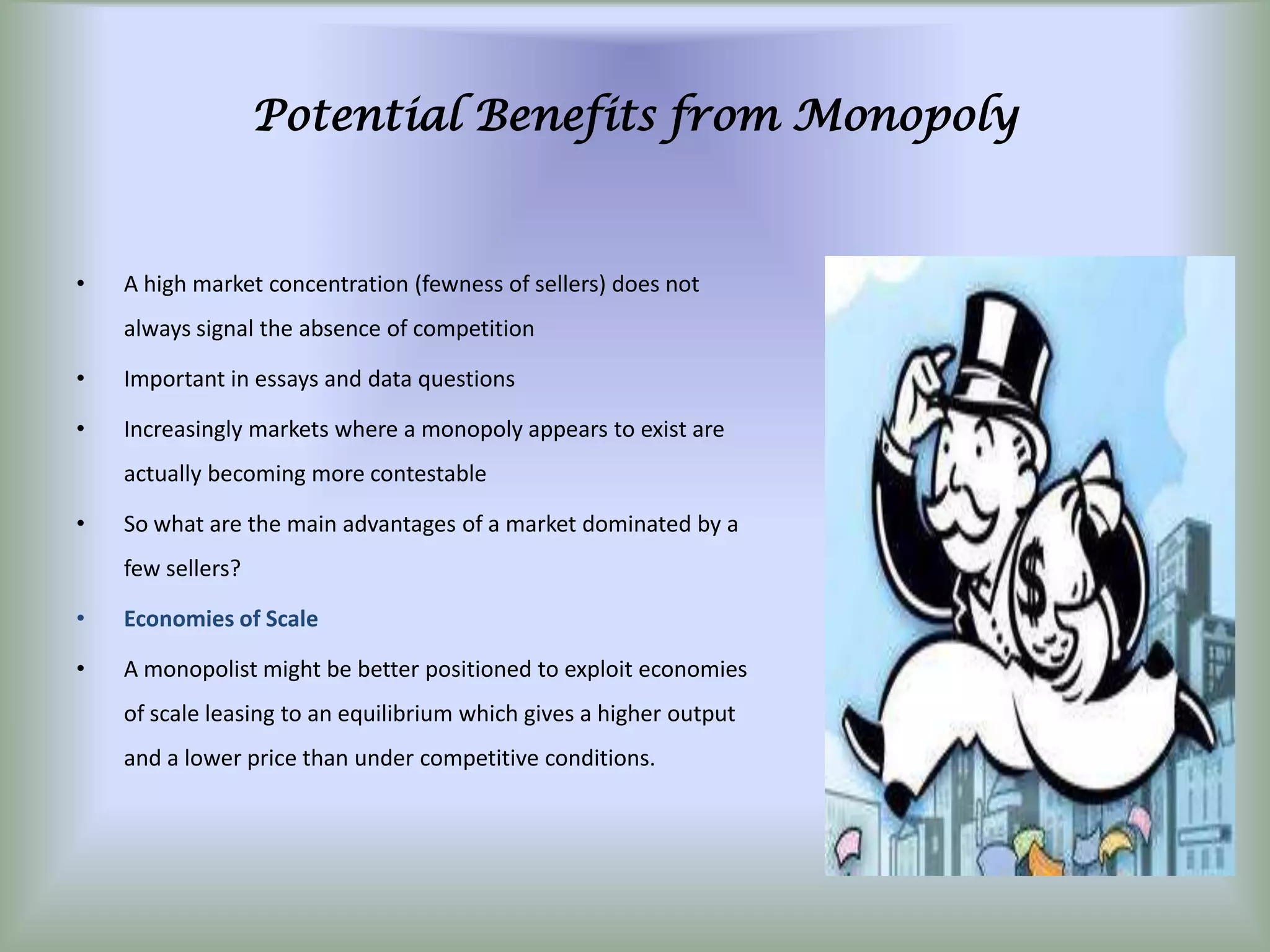 Monopoly in microeconomics