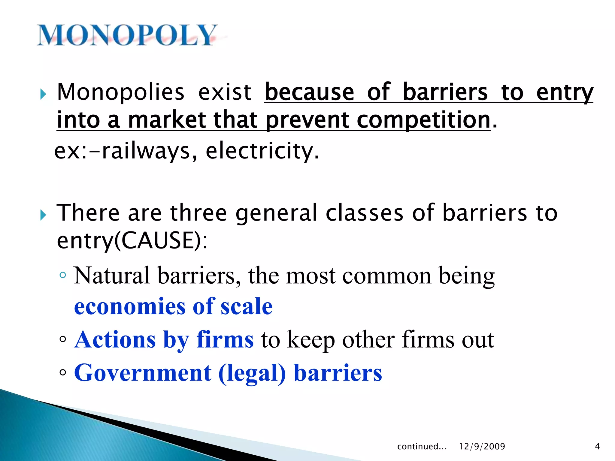 No Close Substitutes