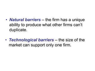 Regulated MonopoliesThe Florida Public Service Commission exercises regulatory authority over utilities in the state of Florida in one or more of three key areas: rate regulation; competitive market oversight; and monitoring of safety, reliability, and service.