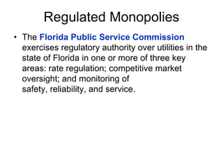Monopoly market structure