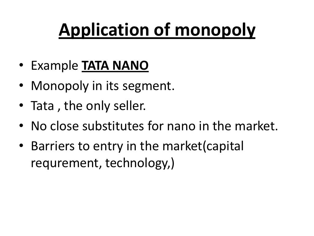 a monopoly def a monopoly def