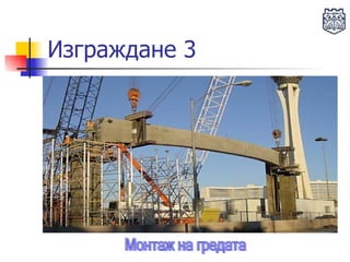 Изграждане 3 Монтаж на гредата 