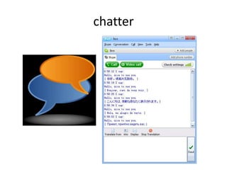 chatter
 
