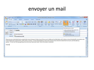 envoyer un mail
 