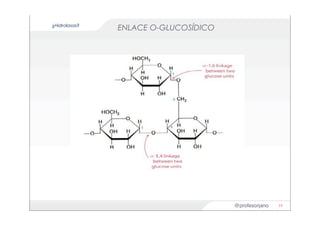 @profesorjano
ENLACE O-GLUCOSÍDICO
11
¿Hidrolasas?
 