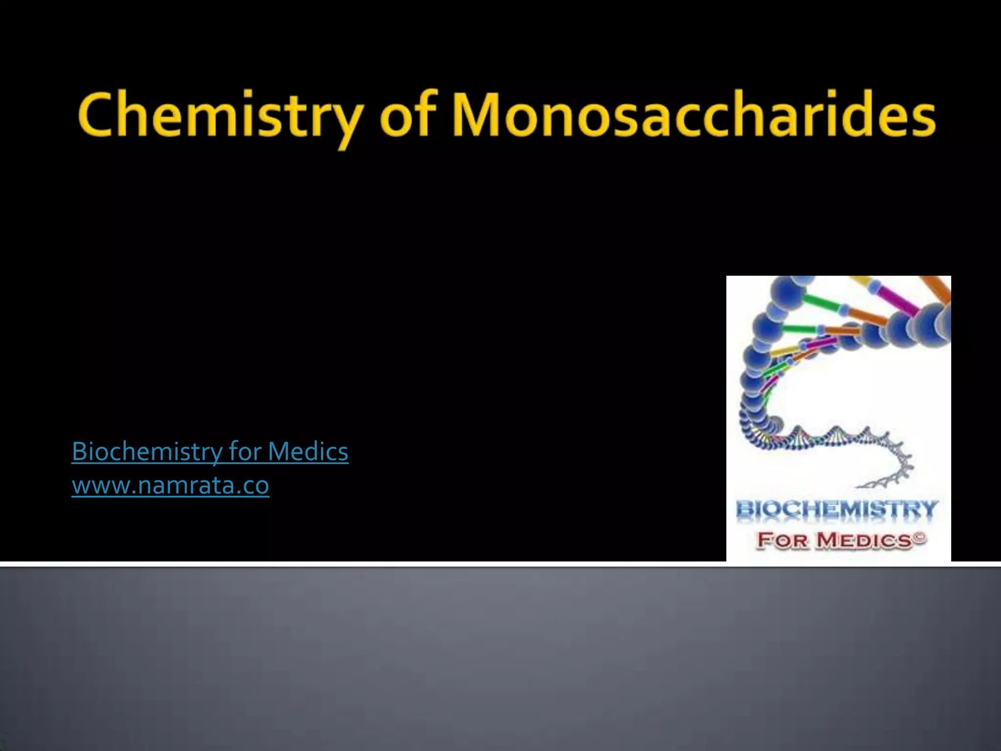 Biochemistry for Medics
www.namrata.co
 