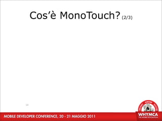 Cos’è MonoTouch? (2/3)




14
 