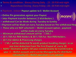 Terms & condition : Binary Closing Daily : 23 : 59 P.M mid night
 