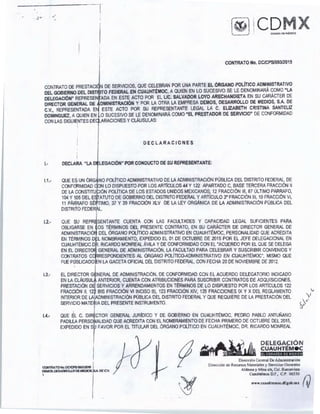 Contrato entre administración de Ricardo Monreal y La Jornada