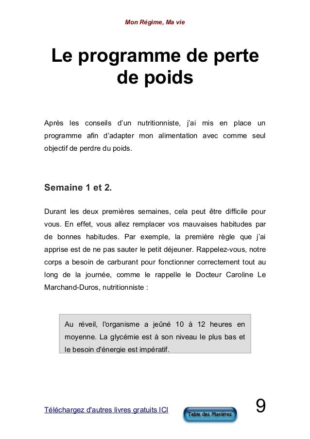 Mon regime, mavie Mon regime, mavie