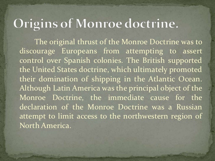 PPT Monroe Doctrine IIB1