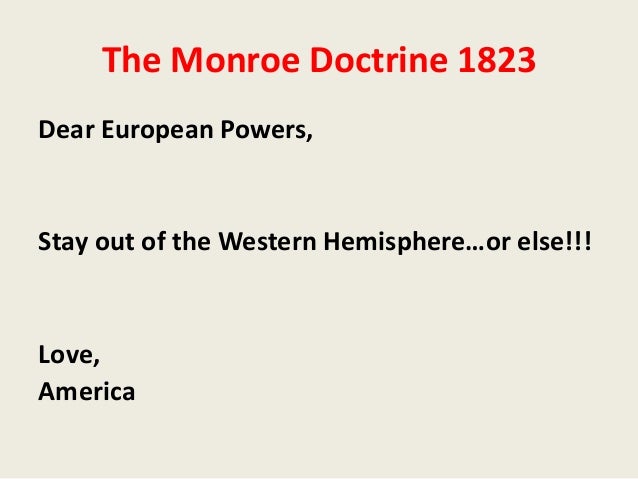 an analysis of the topic of the monroe doctrine in the united states of america Attack on united states of america, it was convinced to abandoned the monroe doctrine theory for research paper on pearl harbor on a single topic. an analysis of the topic of the monroe doctrine in the united states of america Attack on united states of america, it was convinced to abandoned the monroe doctrine theory for research paper on pearl harbor on a single topic.
