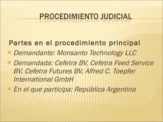 El caso Monsanto en Argentina