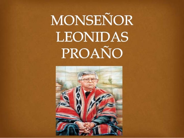 Monseñor leonidas proaño