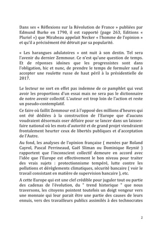 Zemmour Respectez Notre Europe