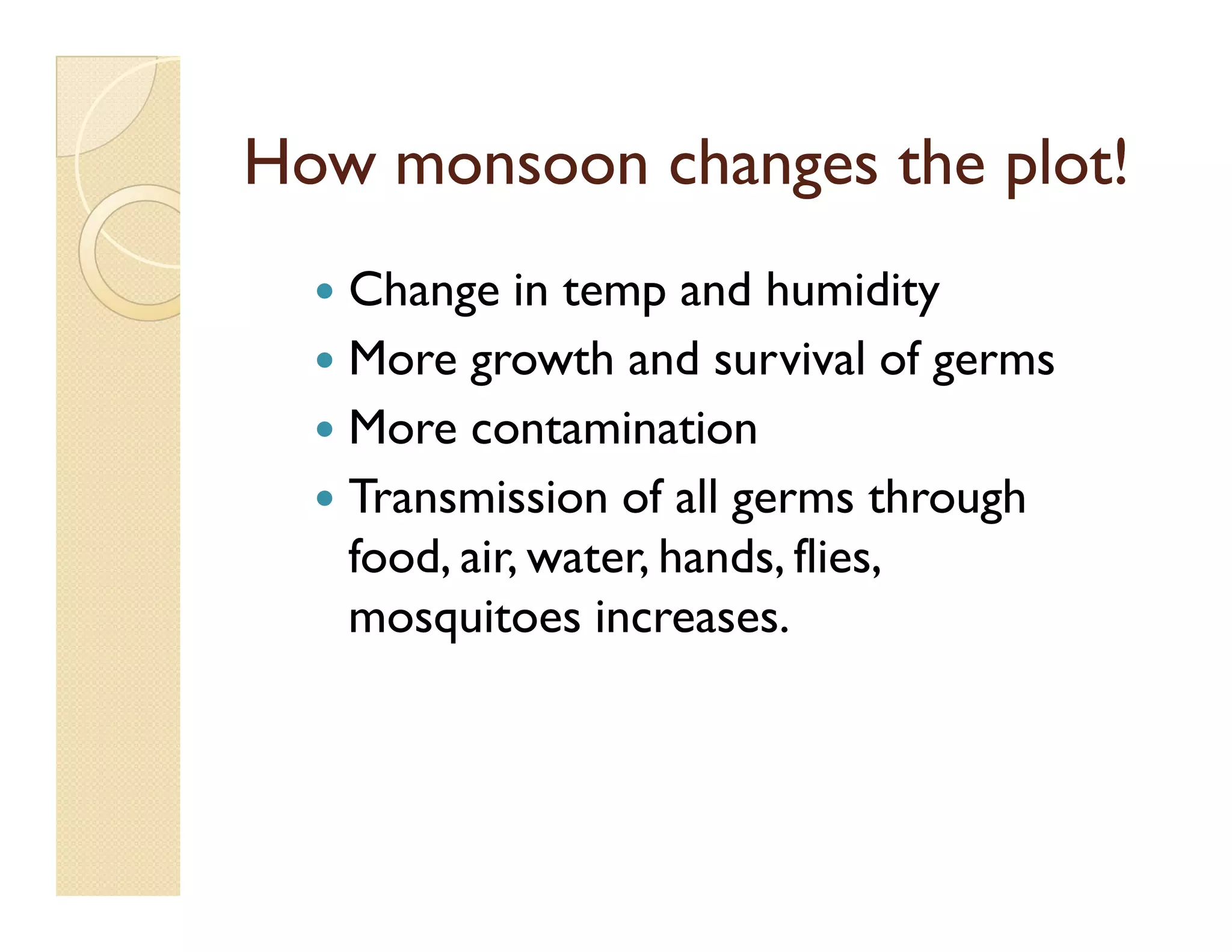 Monsoon illnesses and health | PDF