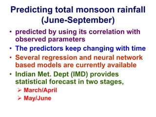 Forecast Monsoon Rainfall Forecast+.ppt
