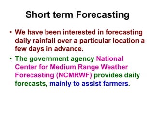 Forecast Monsoon Rainfall Forecast+.ppt
