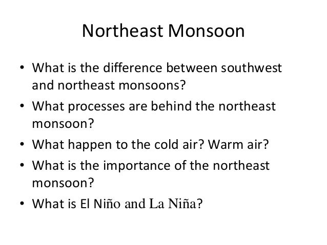 What is the difference between hurricanes, typhoons and monsoons?