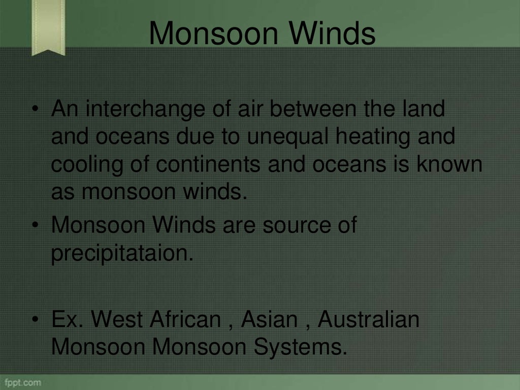 Monsoon Winds