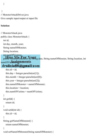 MonsterAttack.javapublic class MonsterAttack { int id; .pdf