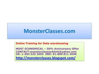 Monster classes