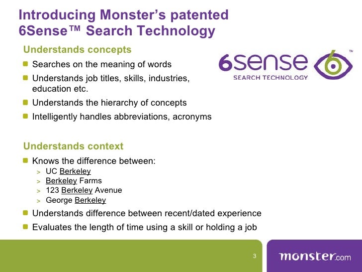 Monster Power Resume Search