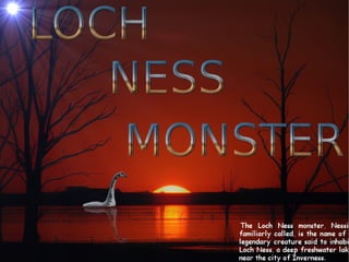 Loch Ness Monster presentation