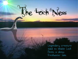 Loch Ness Monster presentation