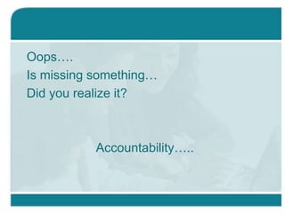 Are achievements enough as a indicators of success? 