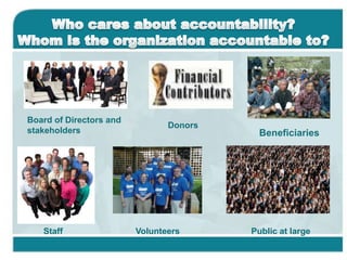 Which are the instruments that make accountability work?