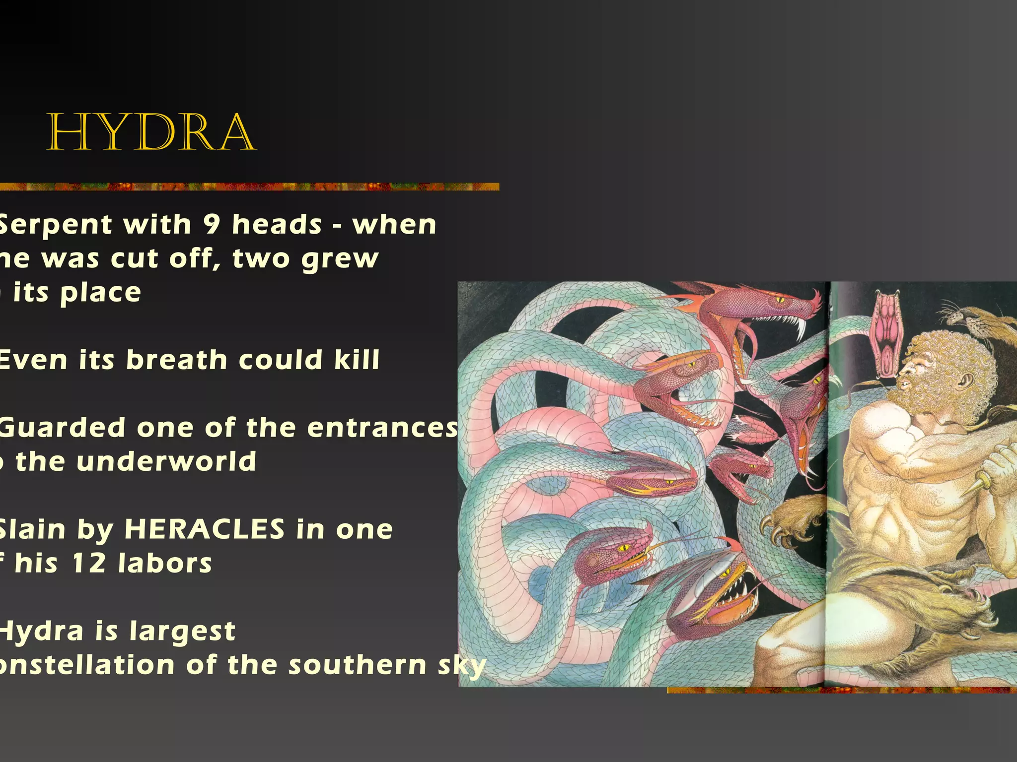 Monsters of greek mythology2 | PPT