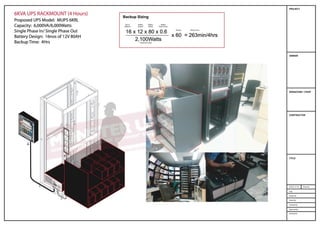 Ups Design Notes MÖNSTER UPS Uninterruptible Power Supply Design Proposal | PDF