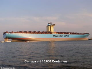Carrega até 15.000 Containers 