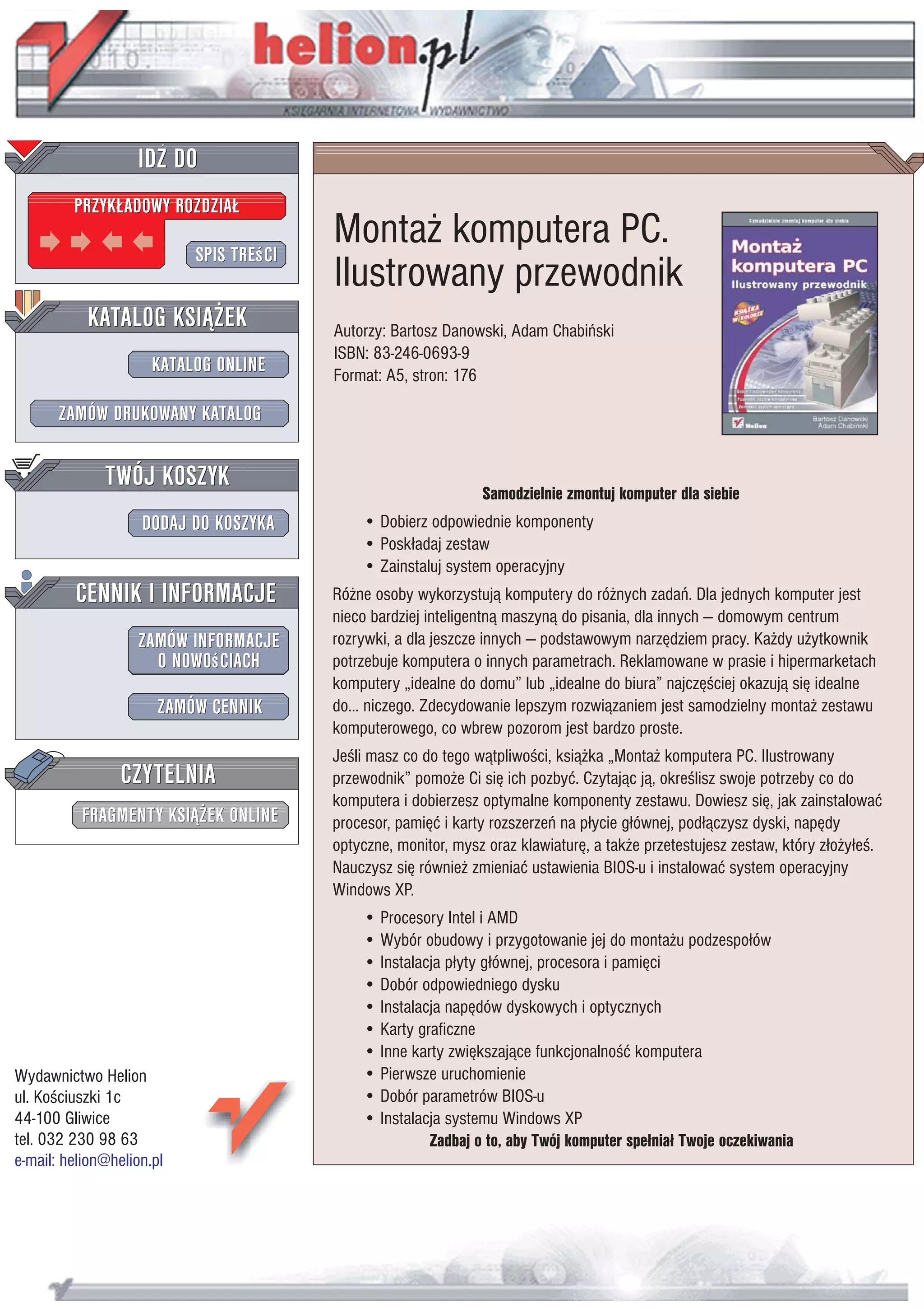 Montaż komputera PC. Ilustrowany przewodnik | PDF
