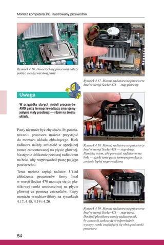 Montaż komputera PC. Ilustrowany przewodnik | PDF