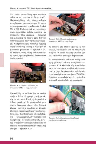 Montaż komputera PC. Ilustrowany przewodnik | PDF