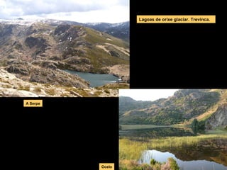 Lagoas de orixe glaciar. Trevinca.
A Serpe
Ocelo
 