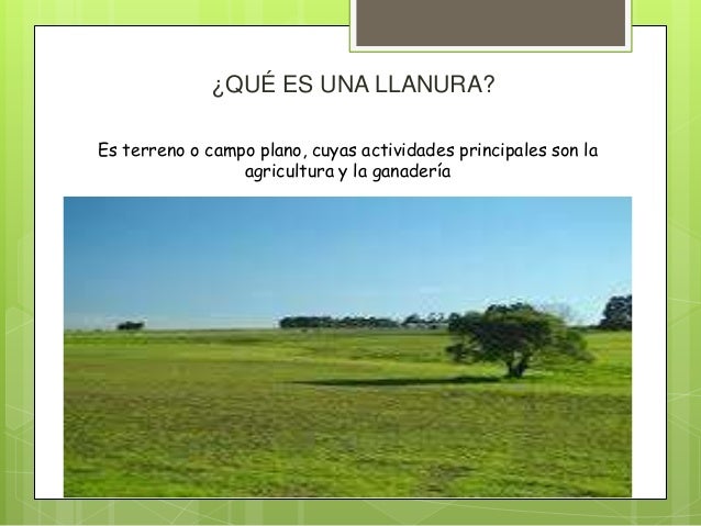 Montañas y llanuras