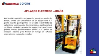 MONTACARGAS normativo nacional internaicional 2025.pptx