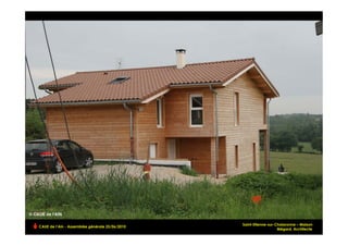 Saint-Etienne-sur-Chalaronne – Maison
CAUE de l’Ain - Assemblée générale 25/06/2010
                                                                                    !
                                                                   Mégard, Architecte
 