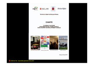 CAUE de l’Ain - Assemblée générale 25/06/2010
 