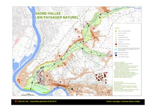 CAUE de l’Ain - Assemblée générale 25/06/2010                                199
                                                Action paysage / tourisme Saône-Vallée
 