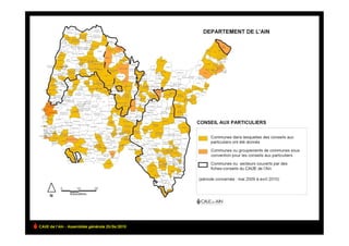 CAUE de l’Ain - Assemblée générale 25/06/2010
 