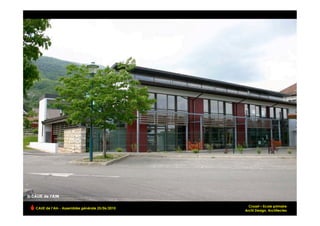 Crozet – Ecole primaire
CAUE de l’Ain - Assemblée générale 25/06/2010
                                                                        !
                                                Archi Design, Architectes
 