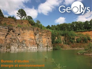 Bureau d’études
énergie et environnement
 