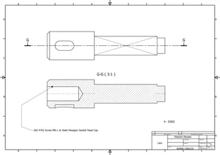 G-G ( 3:1 )
1
1
2
2
3
3
4
4
5
5
6
6
A A
B B
C C
D D
Página:
Formato:
Data:
Acabamento:
Material:
Denominação Especificação e MaterialN Q
Revisado:
Título:
Número:CADI
BOMBA LÓBULOS 20/9/2013
A3
6 / 11
Kleyton Renato
G G
ISO 4762 Screw M8 x 16 Steel Hexagon Socket Head Cap
4 - EIXO
 
