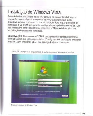Montagem manutencao de computadores